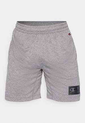 Champion TRAIN SHORTS BERMUDA SMALL LOGO - Sports shorts - black/white