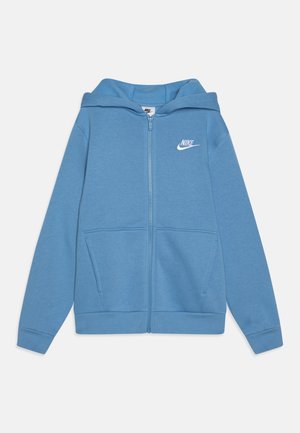 SPORTSWEAR CLUB FLEECE UNISEX - Bluză de molton cu fermoar - blue beyond/white