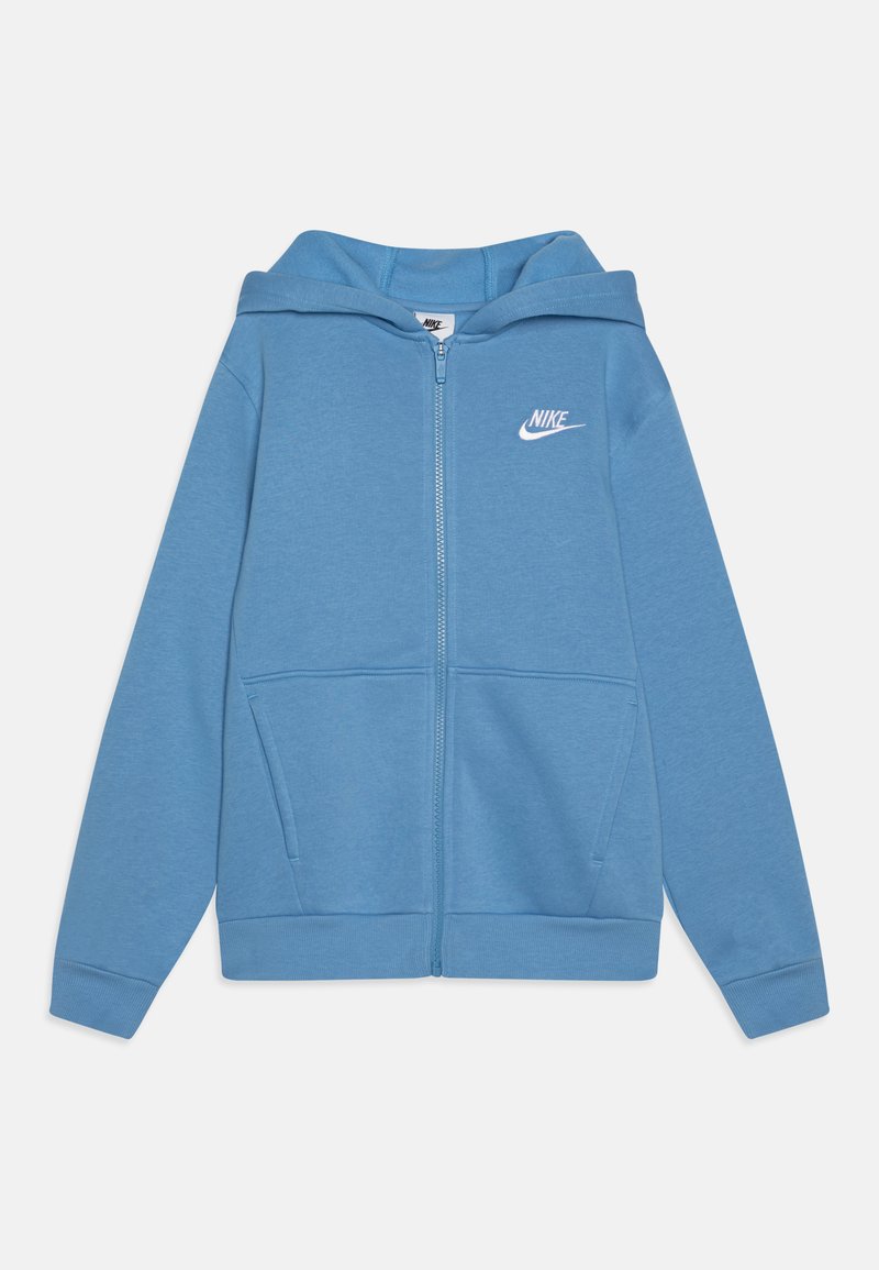 Nike Sportswear SPORTSWEAR CLUB FLEECE UNISEX - Jaka ar rāvējslēdzēju - blue beyond/white