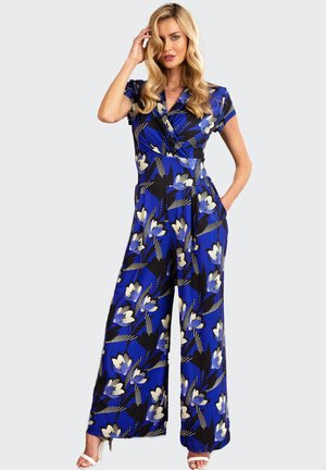 Overall / Jumpsuit - blue/white