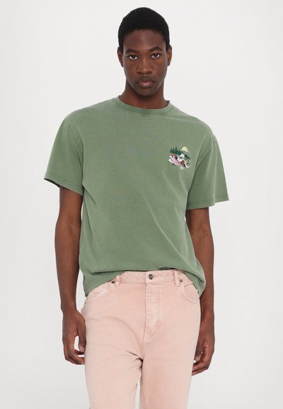 Carne Bollente LUSTFUL LAKESIDE UNISEX - Pamata T-krekls - off green