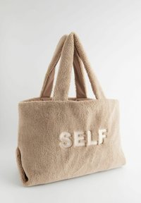 Self. BORG SHOPPER - REGULAR FIT - Kandekott - mink brown