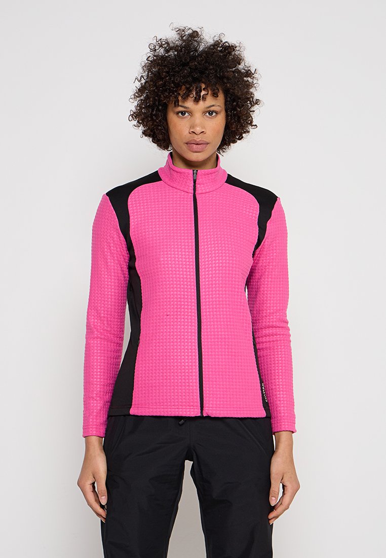 Colmar Sweater met rits donkerroze