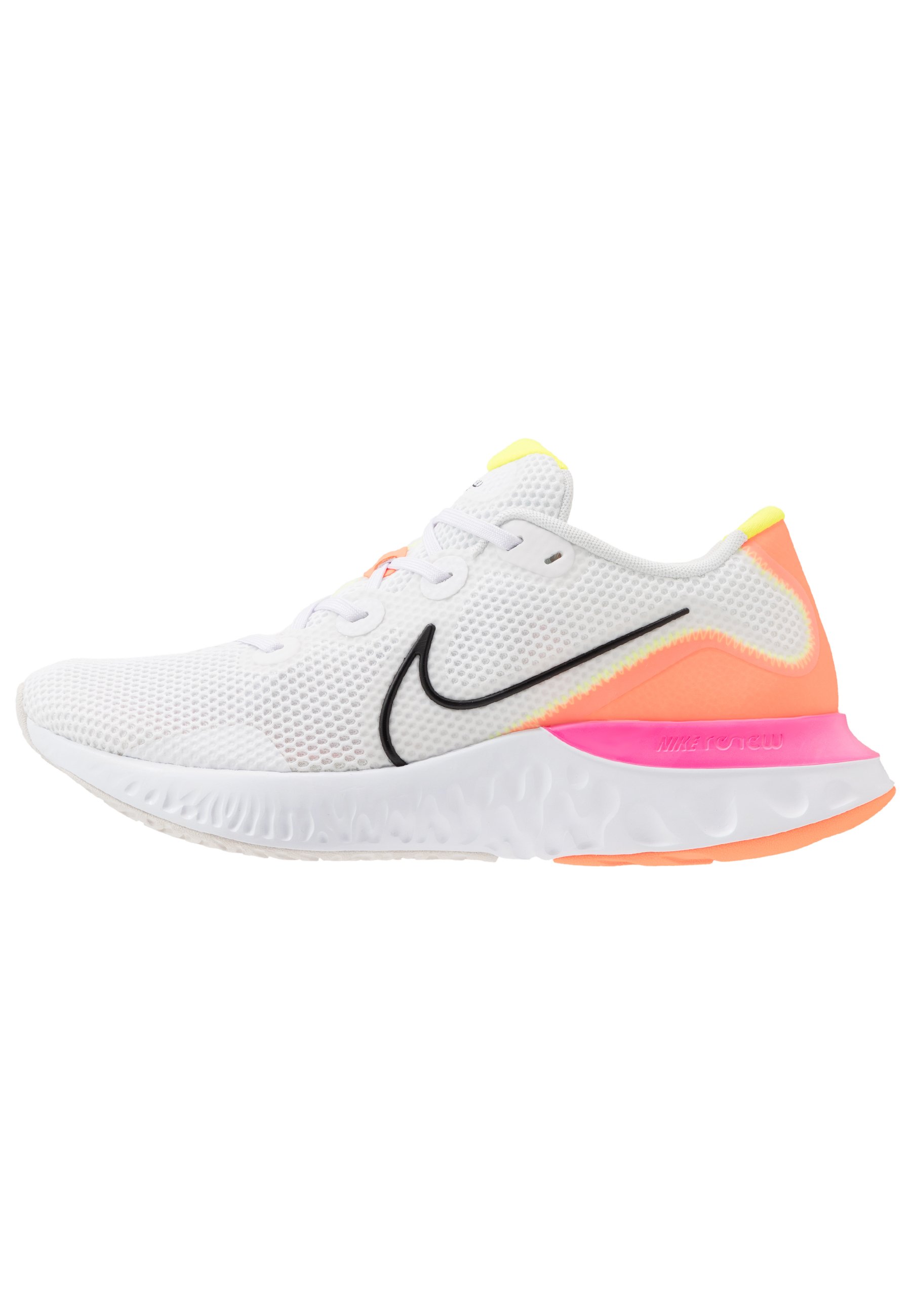 nike renew white pink orange