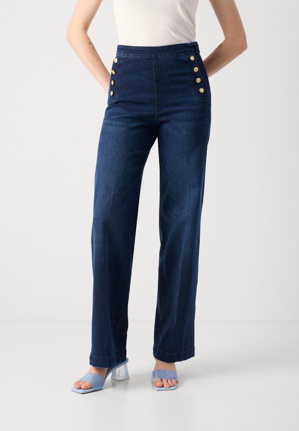 TROUSERS ANAIS  - Wide Leg - denim3