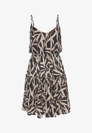 s.Oliver Jurk - schwarz sand bedruckt