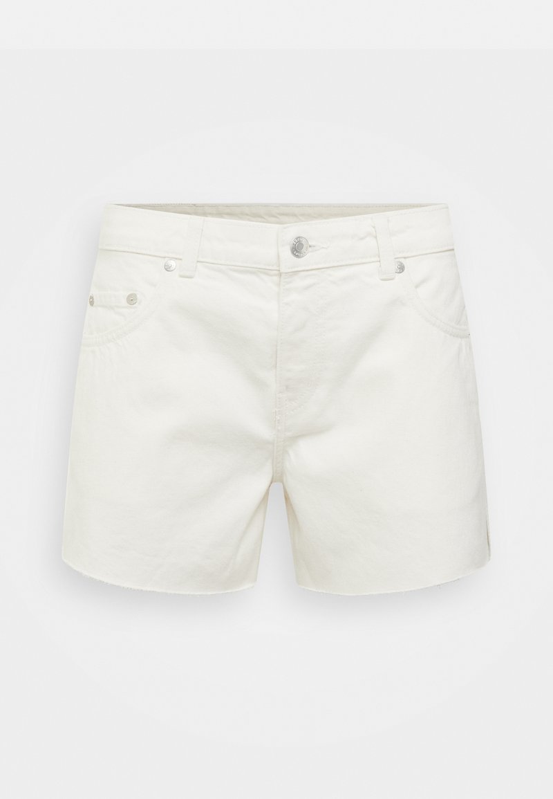Weekday Jeansshort wit denim/whitedenim