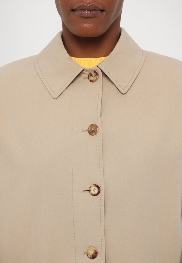 LONG JACKET - Classic coat - multi beige2