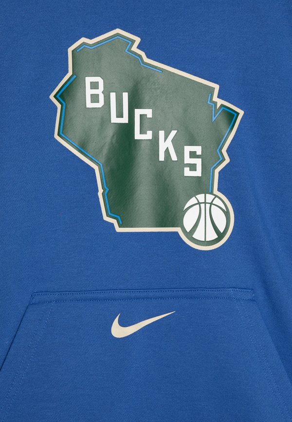 NBA MILWAUKEE BUCKS CITY EDITION CLUB HOODY UNISEX - Club wear - game royal2