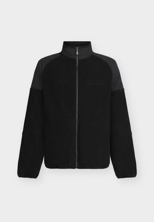 Mads Nørgaard, FLEECE CONTRAST JACKET - Леко яке - black