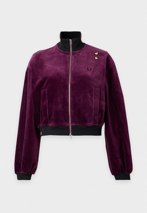 Fred Perry, TRACK JACKET - Леко яке - plum
