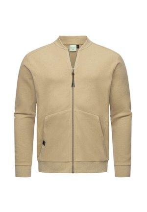 CRUIDER - Zip-up sweatshirt - sand