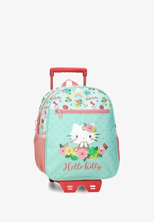 Hello Kitty, HELLO KITTY SANRIO FLORAL KITTY BACKPACK ADAP TROLLEY 33CM FEMALE GREEN - Trolley - green