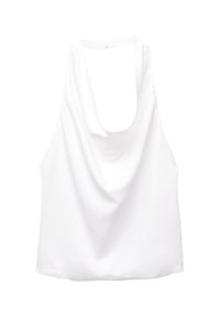 OPEN BACK HALTER - Linne - white