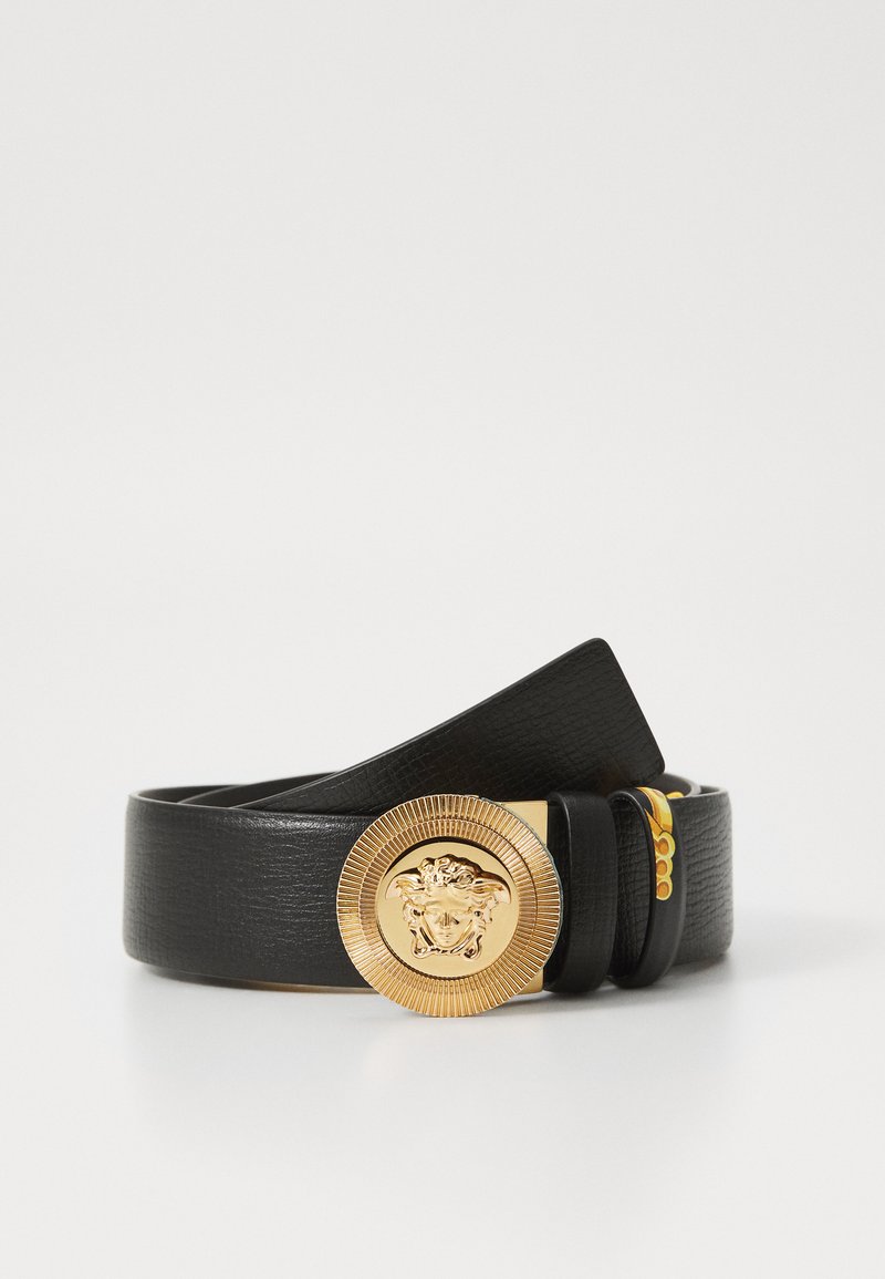 Versace REVERSIBLE BELT - Belt - black/gold-coloured