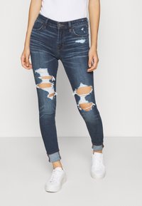 American Eagle Skinny džíny - blue denim