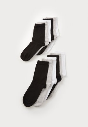 12 PACK - Sokken - black/white/grey marl
