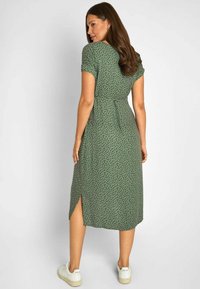 JoJo Maman Bébé REGULAR FIT - Kasdienė suknelė - khaki green spot print
