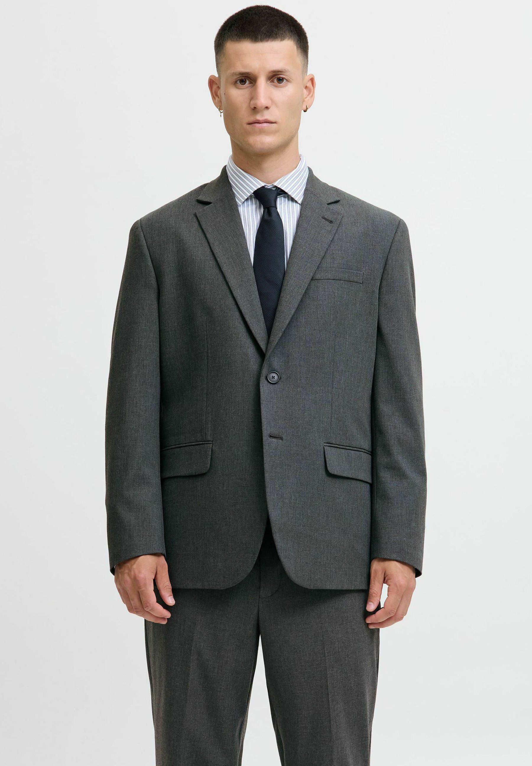 Jack Jones PREMIUM JPRTHEO Americana dark grey melange/gris