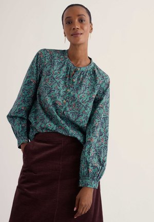 Seasalt Cornwall, SEASALT CORNWALL ST MAWES TOP - Blouse - green - floral branches dune grass