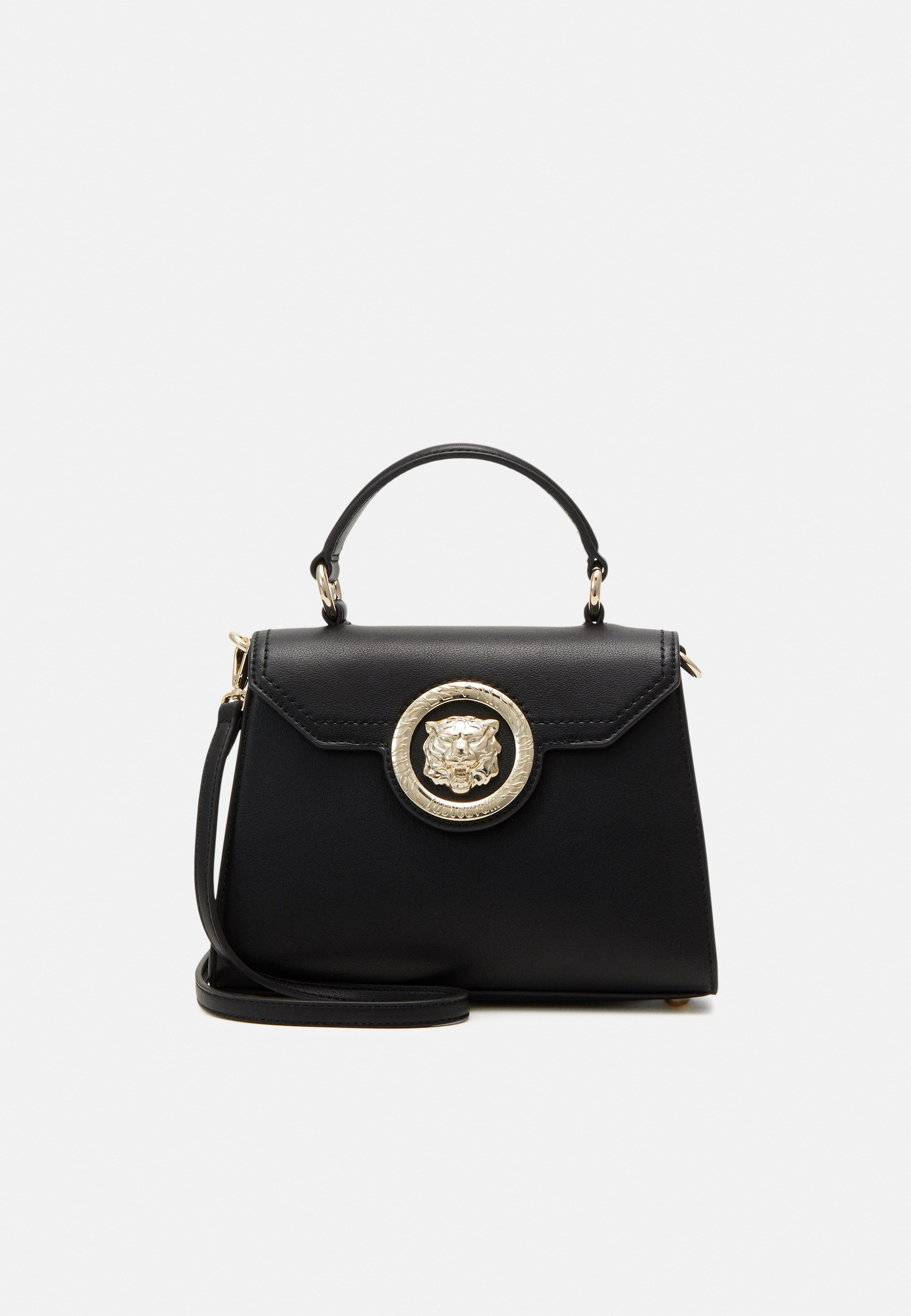 Just Cavalli RANGE ICON BAG TOP HANDLE - Handtasche - black 