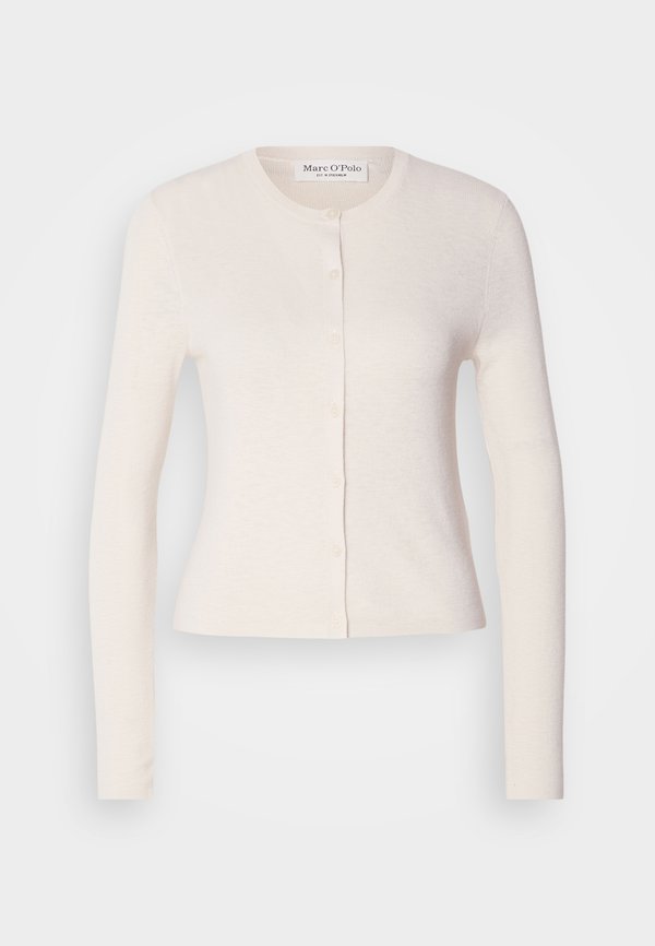 CARDIGAN LONGSLEEVE  ROUND NECK - Cardigan - natural4