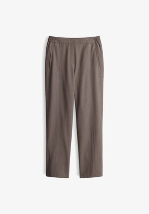 OPUS, WIDE LEG MELANGE - Stoffhose - affogato