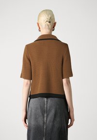 YAS YASKLOMA CARDIGAN - Cardigan - beige