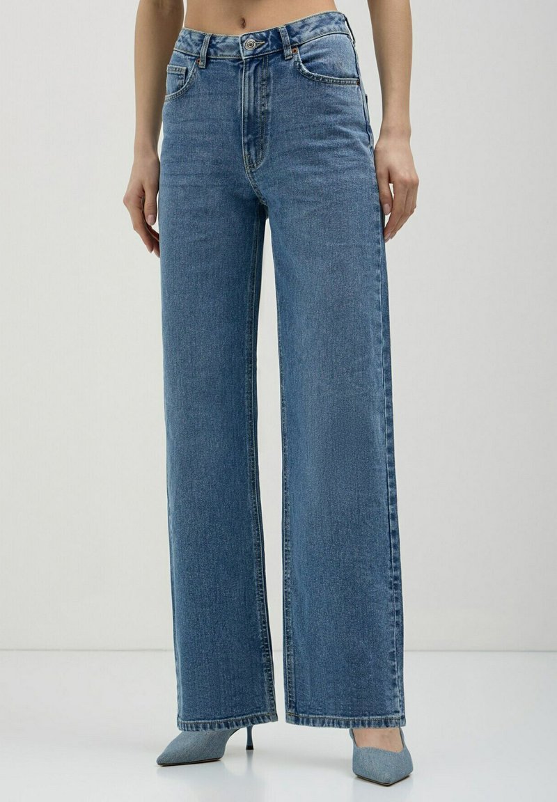 Calliope - WIDE LEG VITA ALTA  - Jeans a sigaretta - blu, Ingrandire
