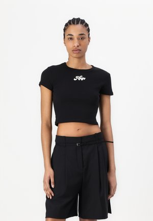 DELANOR - T-shirt print - black
