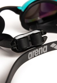 Arena ULTRA SWIPE MIRROR WETTKAMPF - Occhialini da nuoto - emerald peacock
