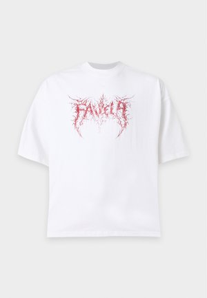 FAVELA, GRUNGE TRIBAL - Tričko s potlačou - white