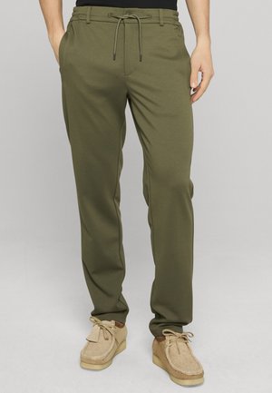 NELLO STRING  - Stoffhose - army