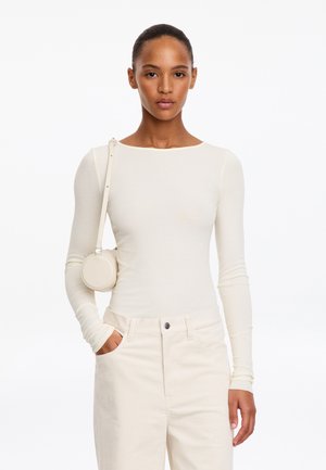 ARKET, ARKET SHEER RIB LONG-SLEEVE TOP - T-shirt à manches longues - off-white