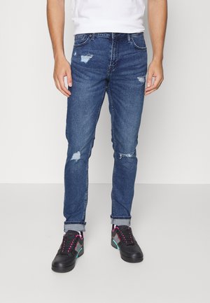 ONSLOOM DAMAGE - Slim fit jeans - blue denim