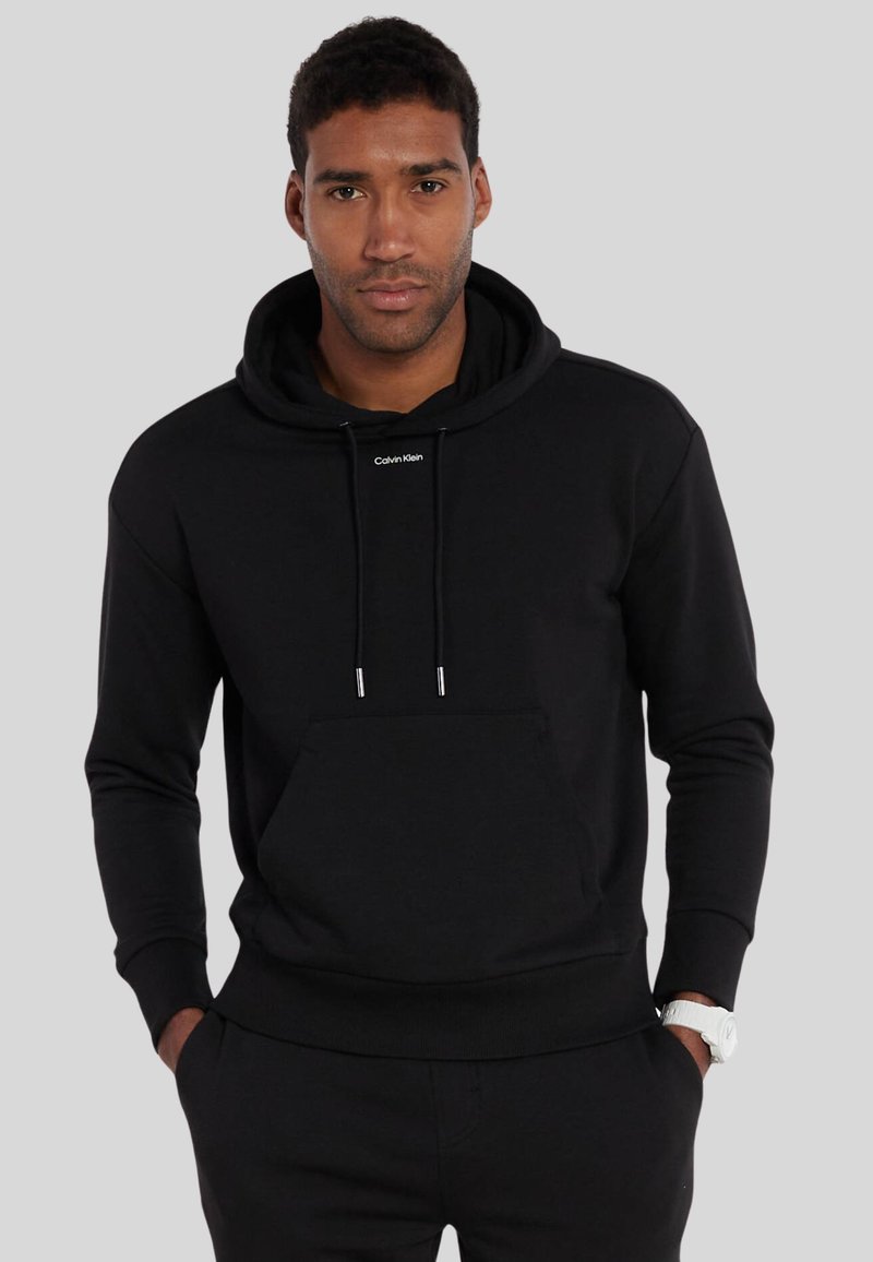 Calvin Klein - NANO LOGO HOODIE - Mikina s kapucňou - ck black, Zväčšiť