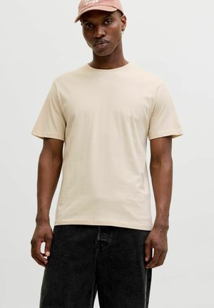 Jack & Jones WHRELAXED SS O-NECK NOOS - T-shirt basique - moonbeam