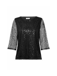 BYSOFFA TSHIRT - Camicetta - black