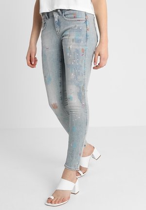Jeans Skinny - bleached denim
