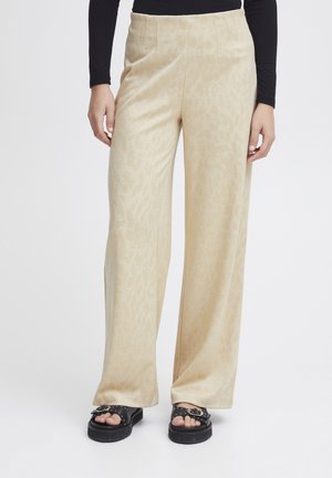 KATE LEOPARD JACQUARD   - Pantalon classique - doeskin