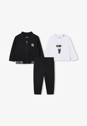 KARL LAGERFELD KIDS SET - Sudadera con cremallera - black