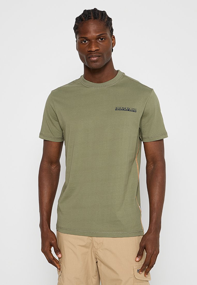 Napapijri T-shirt print olijfgroen