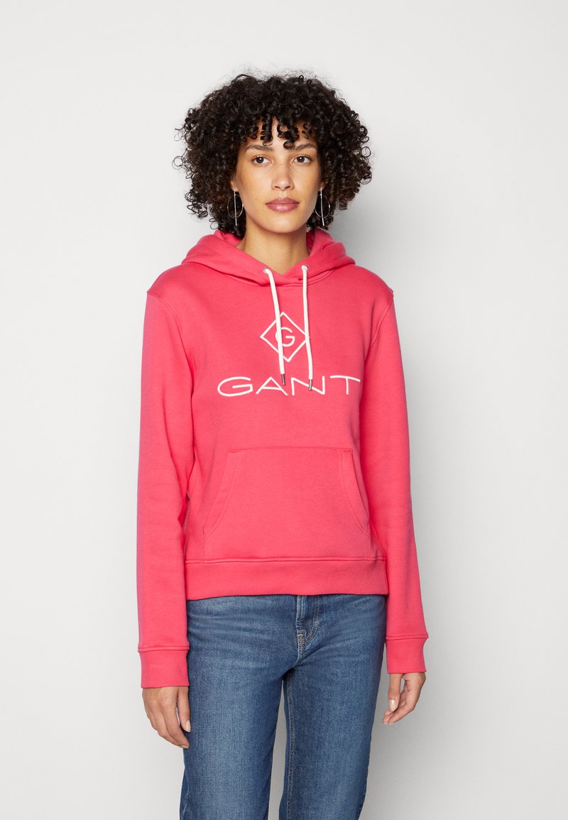 GANT LOCK UP HOODIE - Sweatshirt com capuz - pink