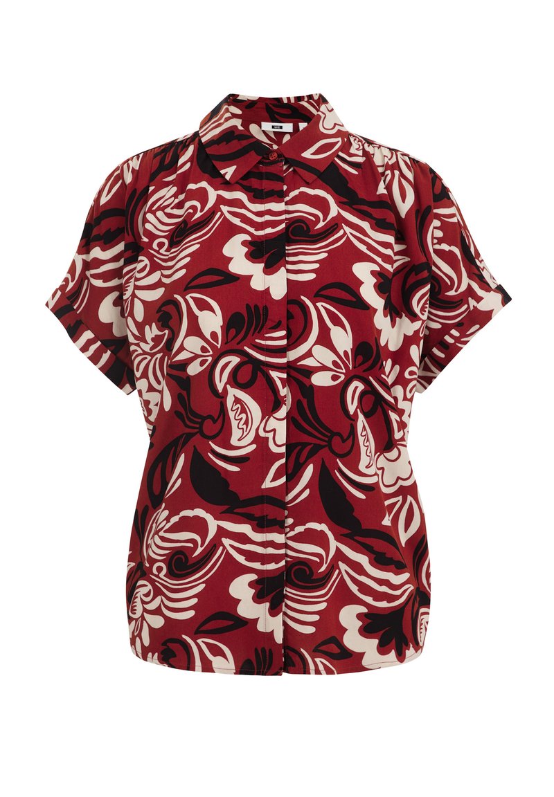 WE Fashion Overhemdblouse gemêleerd bruin WE Fashion Overhemdblouse gemêleerd bruin