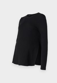 OLMHALLE - Μπλούζα με μακριά μανίκια - black