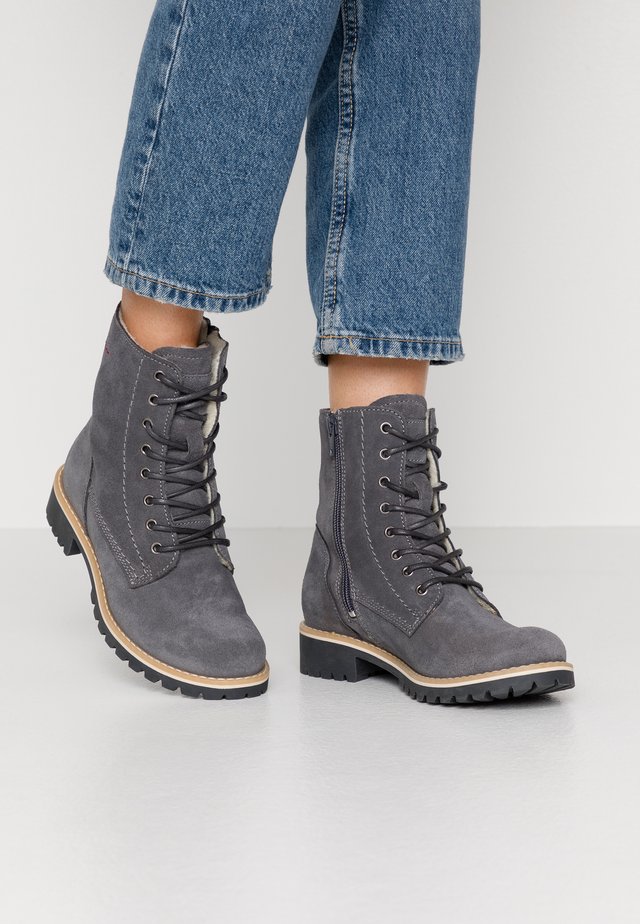 womens grey boots uk