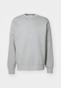 Unselected, grey heather/white