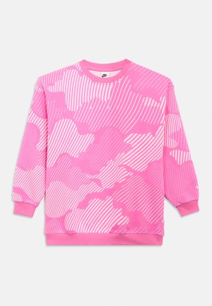 CLUB CREW UNISEX - Bluză de molton - playful pink/white