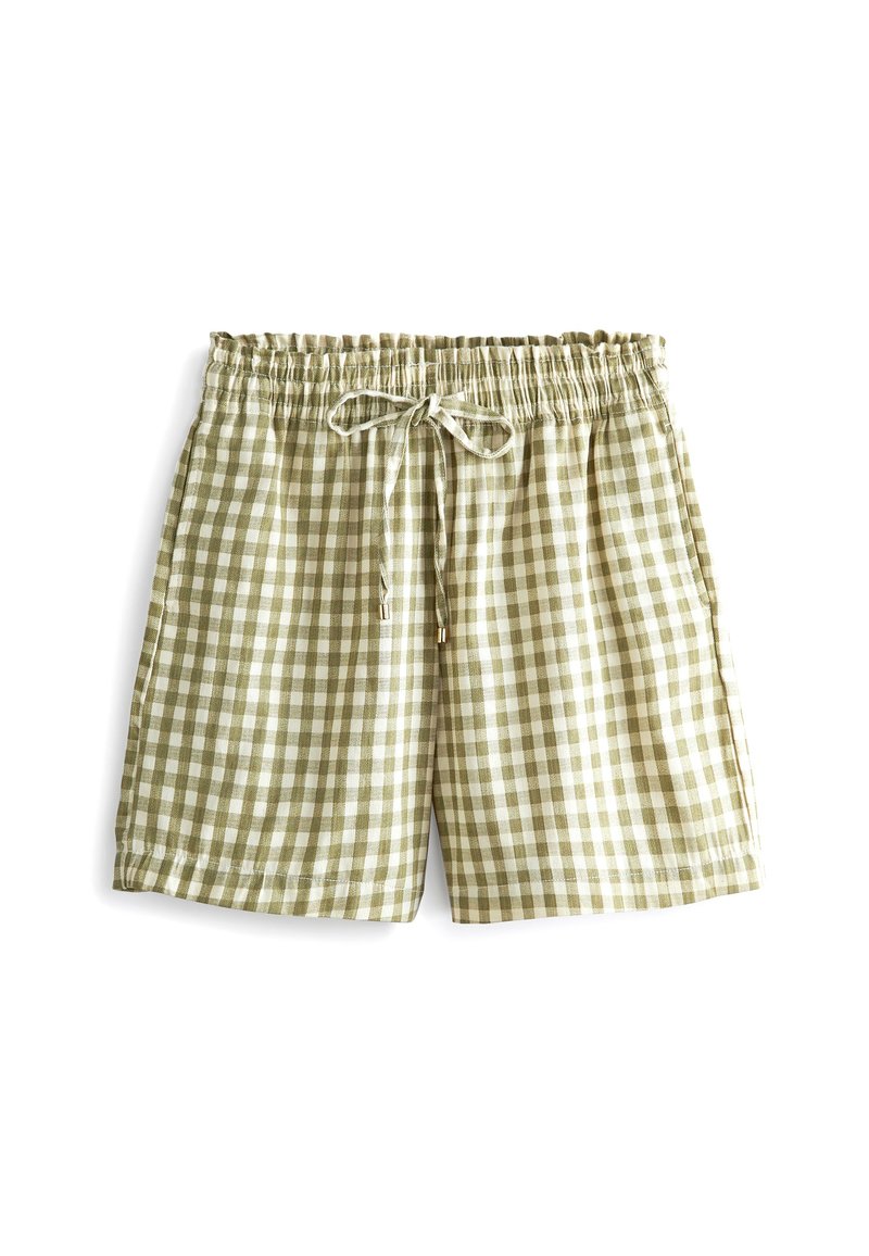 Damen Kleider | Next GINGHAM CHECK Shorts khaki green/grün - ZA65885 Damen Kleider | Next GINGHAM CHECK Shorts khaki green/grün - ZA65885