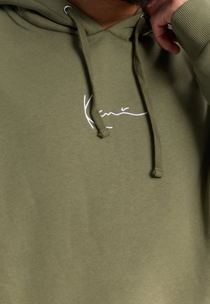 Kapuzenpullover - khaki